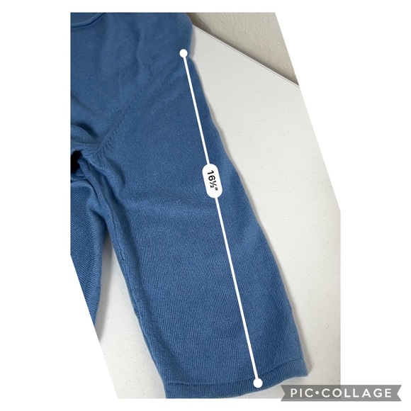 J. Jill Pure L Knit Pullover Tunic Top blue - Picture 8 of 12